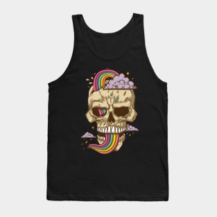 Rainbow Skull Tank Top